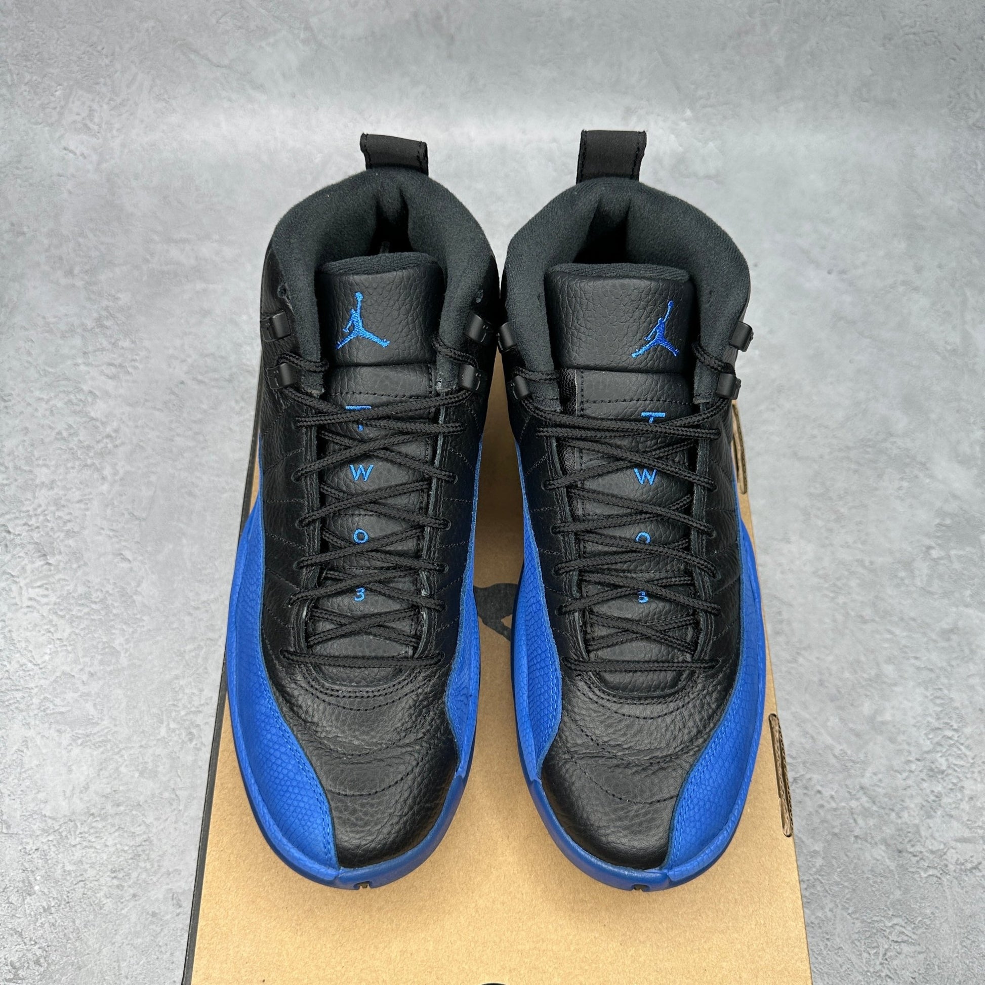 Jordan 12 Retro Black Game Royal *pre - owned* SIZE 8 - Kicks Collective PA - Jordan - 130690-014 - Men's Shoes - 8M/9.5W - Pre - Owned
