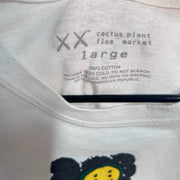 KAWS x Cactus Plant Flea Market T-shirt White *pre-owned* SIZE L