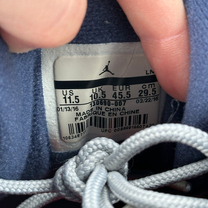 Jordan 12 Retro Grey University Blue *pre-owned* SIZE 11.5