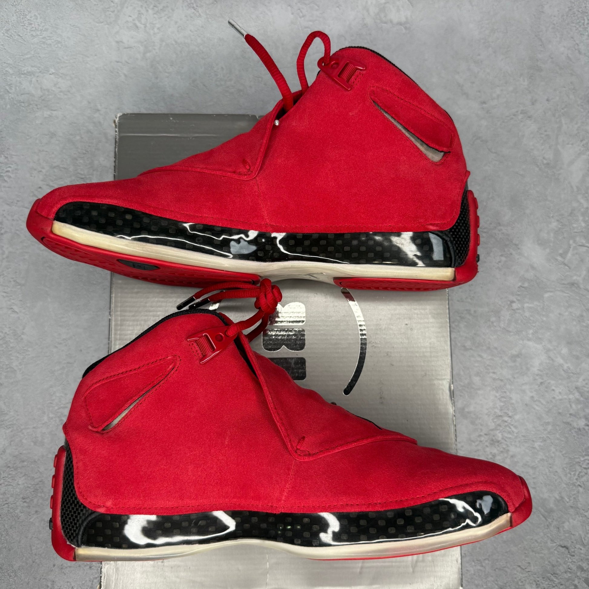 Jordan 18 Retro Toro *pre - owned* SIZE 9 - Kicks Collective PA - Jordan - AA2494 - 601 - Men's Shoes - 9M/10.5W - Pre - Owned