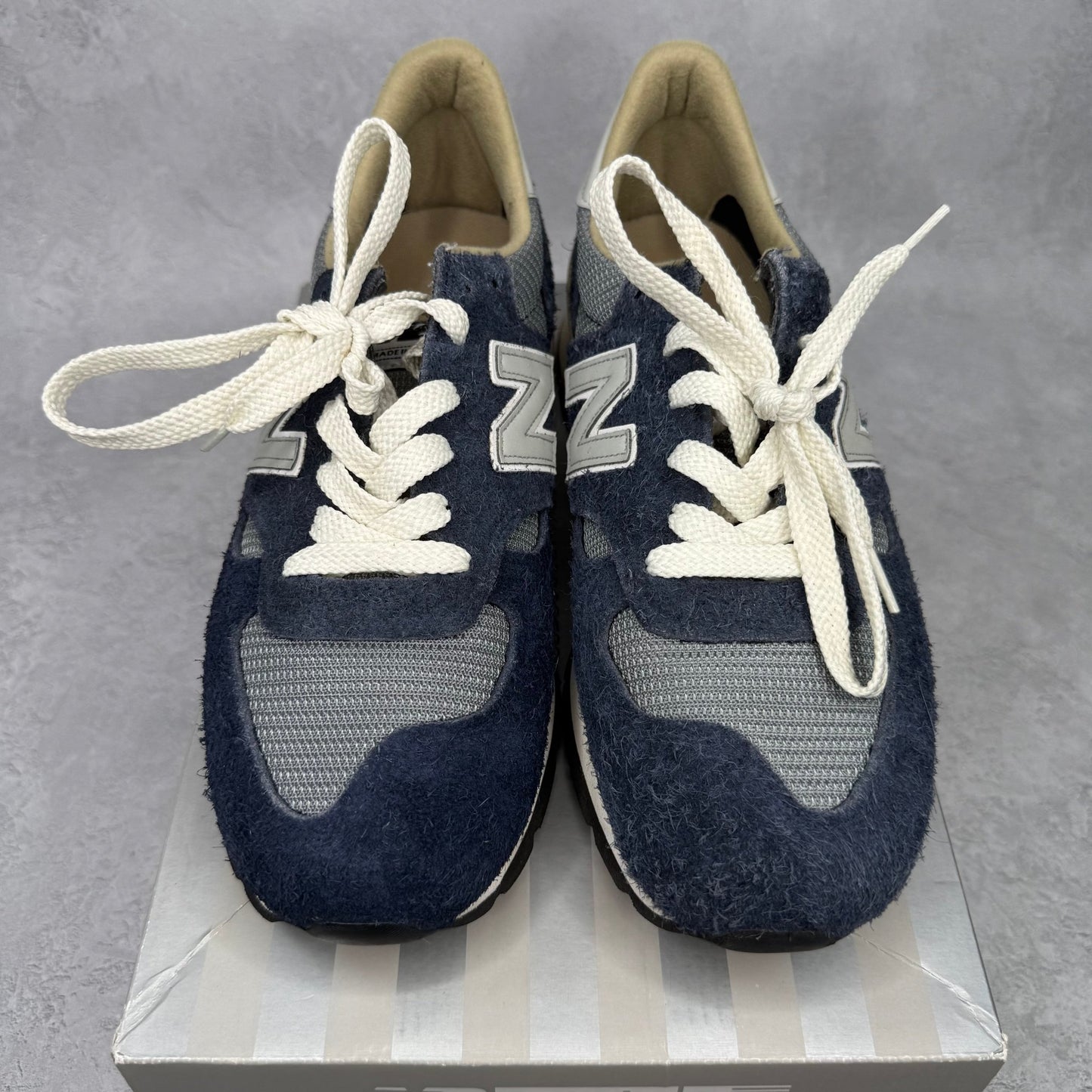New Balance 990v1 Carhartt WIP MiUSA Dark Navy *pre - owned* SIZE 11 - Kicks Collective PA - New Balance - M990CH1 - Men's Shoes - 11M/12.5W - Pre - Owned