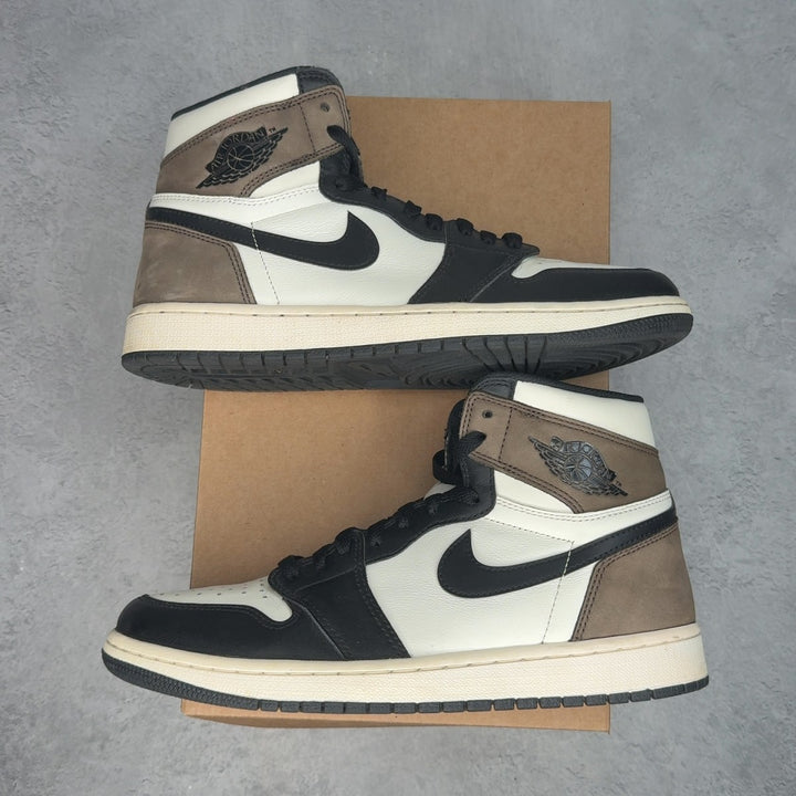 Jordan 1 Retro High Dark Mocha 9.5 (Pre-Owned) - Image 1