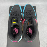 Nike Air Max 1 Jelly Swoosh Black Fuchsia Blue Fury *pre-owned* SIZE 8.5