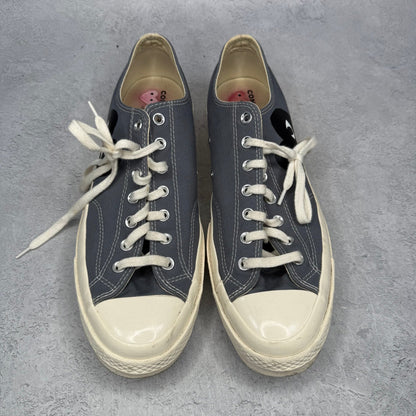 Converse Chuck Taylor All Star 70 Ox Comme des Garcons PLAY Grey *pre - owned* SIZE 12 - Kicks Collective PA - Converse - 171849C/A08797C - Men's Shoes - 12M/13.5W - Pre - Owned - No Box