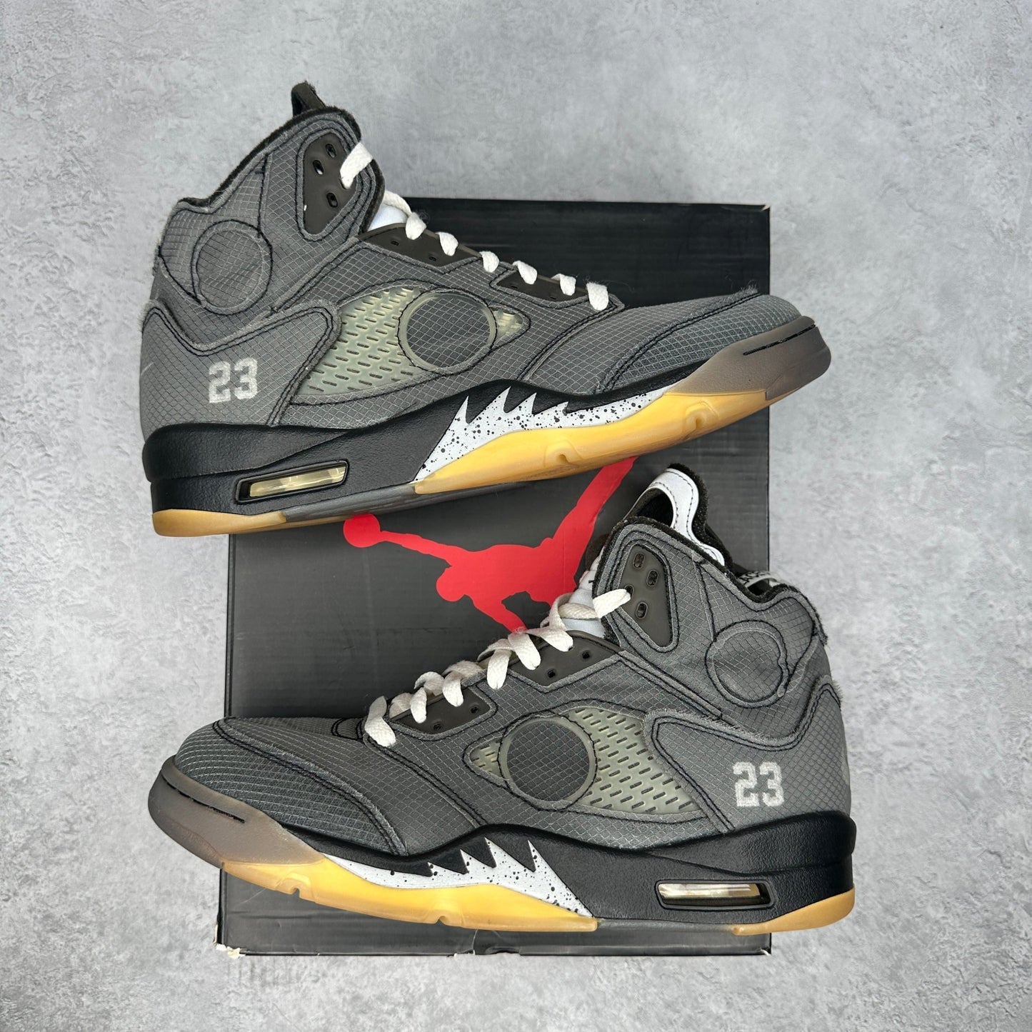 Jordan 5 Retro Off - White Muslin *pre - owned* SIZE 9.5 - Kicks Collective PA - Jordan - CT8480-001 - Men's Shoes - 9.5M/11W - Pre - Owned