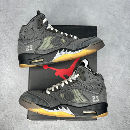 Jordan 5 Retro Off - White Muslin *pre - owned* SIZE 9.5 - Kicks Collective PA - Jordan - CT8480-001 - Men's Shoes - 9.5M/11W - Pre - Owned