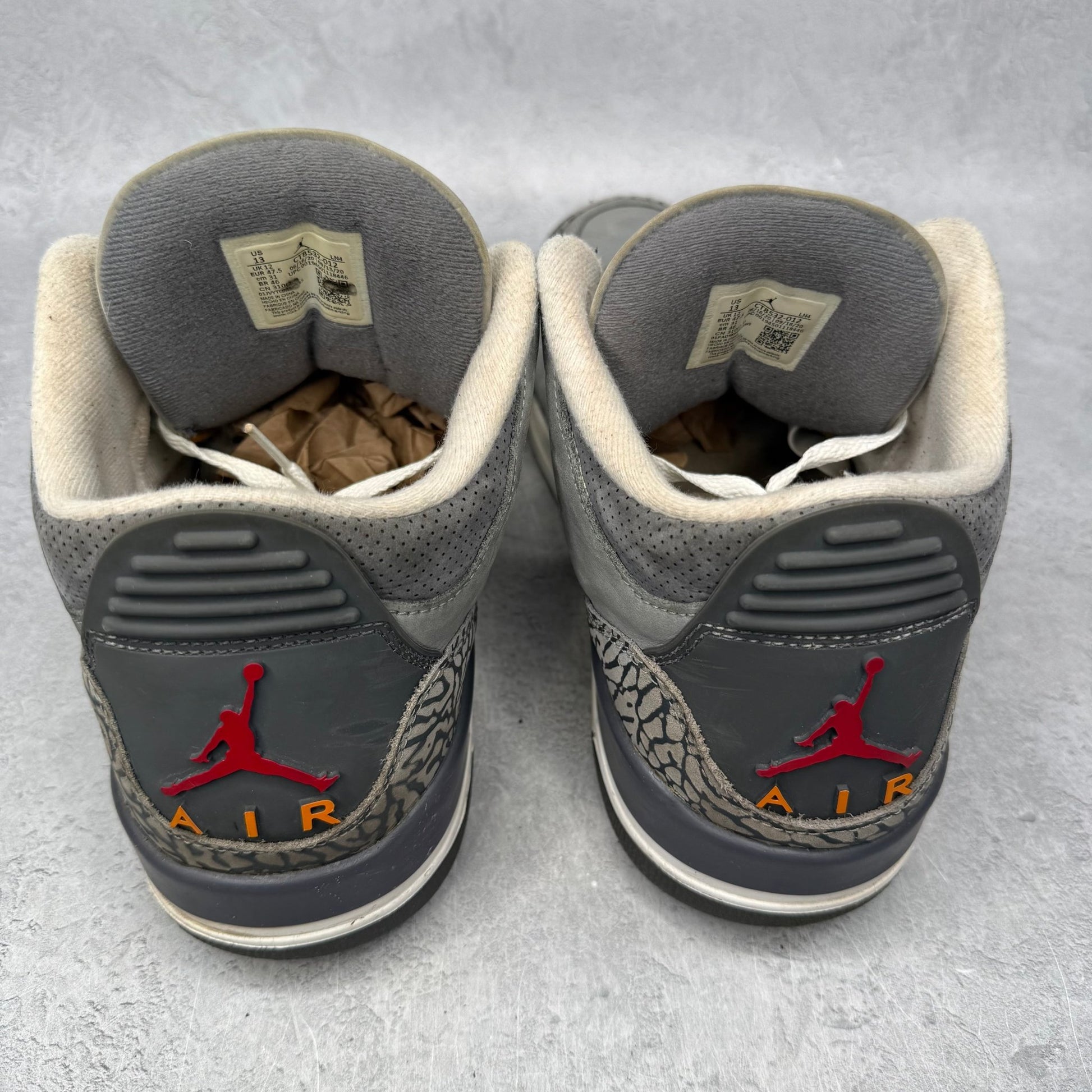 Jordan 3 Retro Cool Grey (2021) *pre - owned* SIZE 13 - Kicks Collective PA - Jordan - CT8532-012 - Men's Shoes - 13M/14.5W - Pre - Owned - No Box