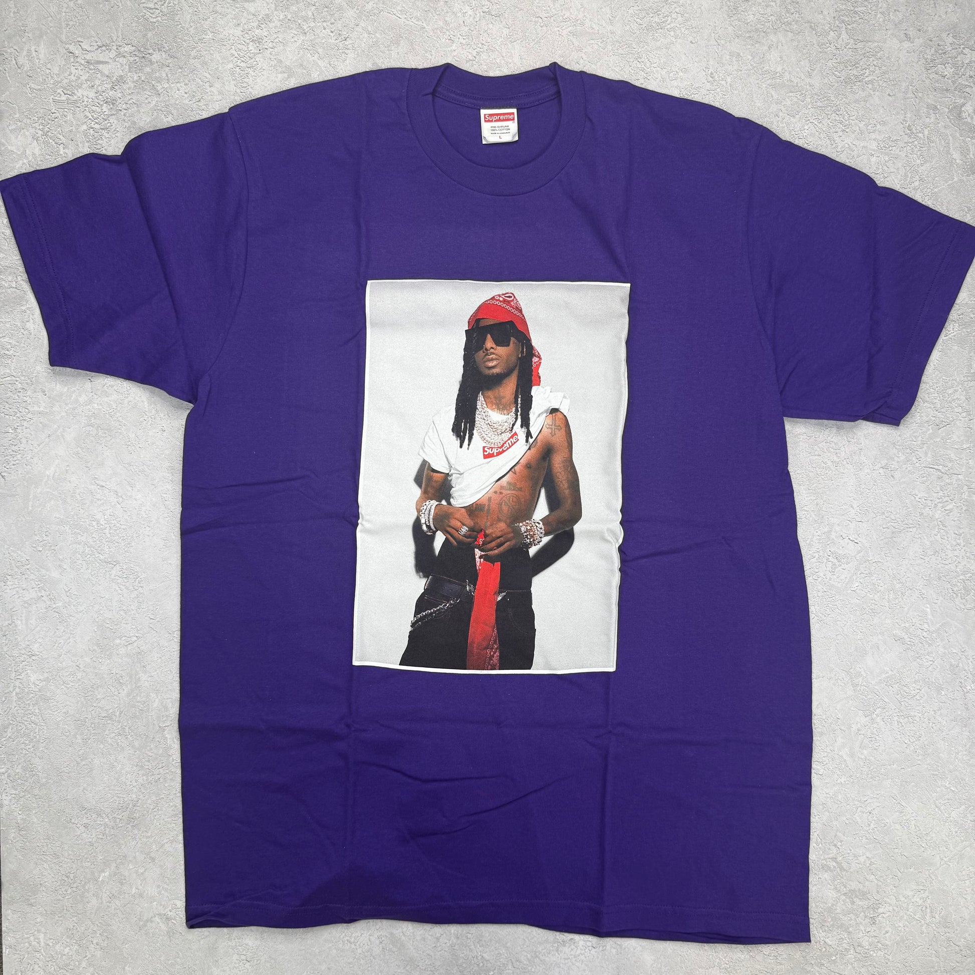 Supreme Playboi Carti Tee Purple SIZE L