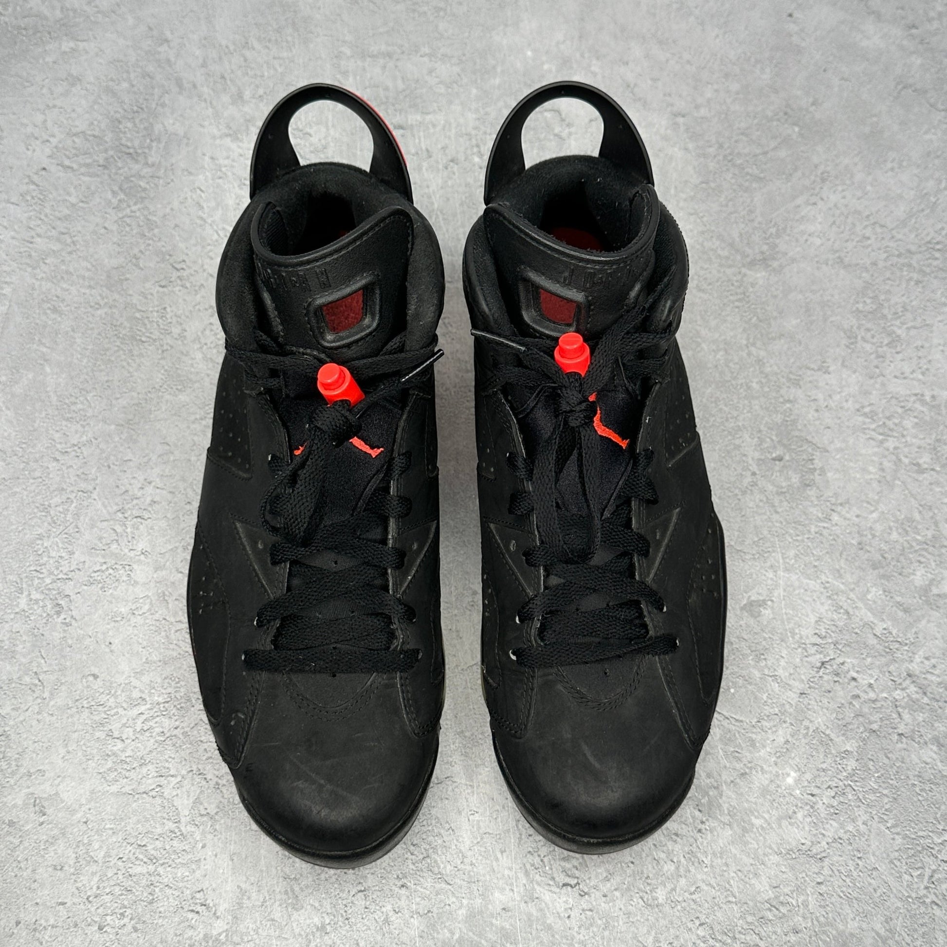 Jordan 6 Retro Infrared Black (2014) *pre - owned* SIZE 8 - Kicks Collective PA - Jordan - 384664-023 - Men's Shoes - 8M/9.5W - Pre - Owned - No Box