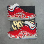 Nike LeBron 17 Graffiti Remix Red 11.5 (Pre-Owned) - front