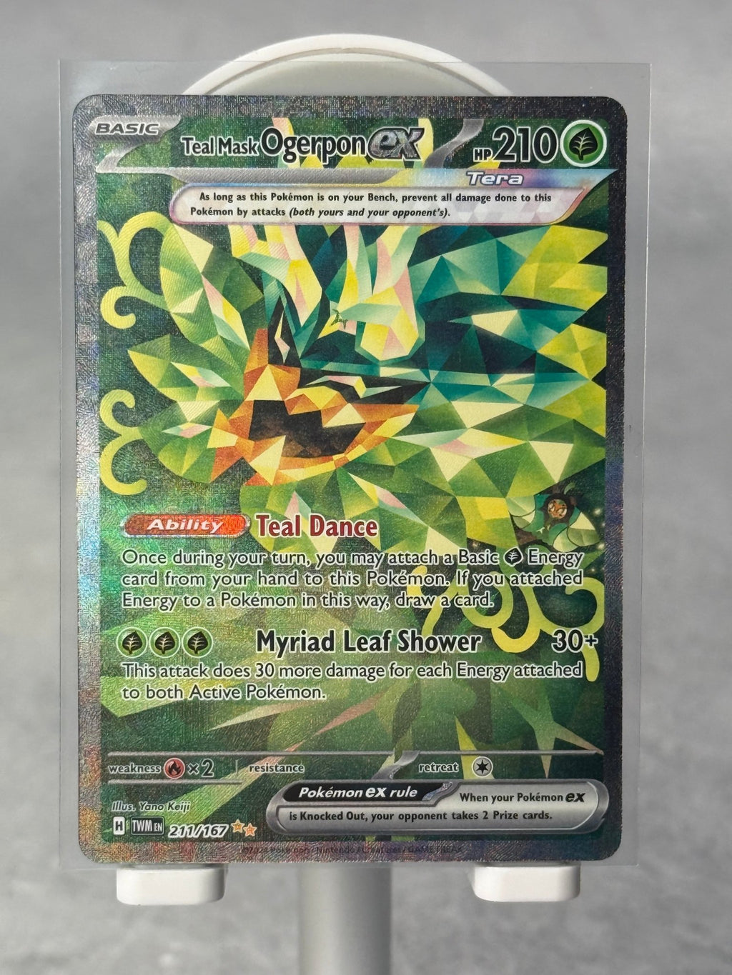 Pokemon Teal Mask Ogerpon ex 211/167 SV06 - Kicks Collective PA - Pokemon - POKEMON 130 - Accessories - OS - Pre-Owned