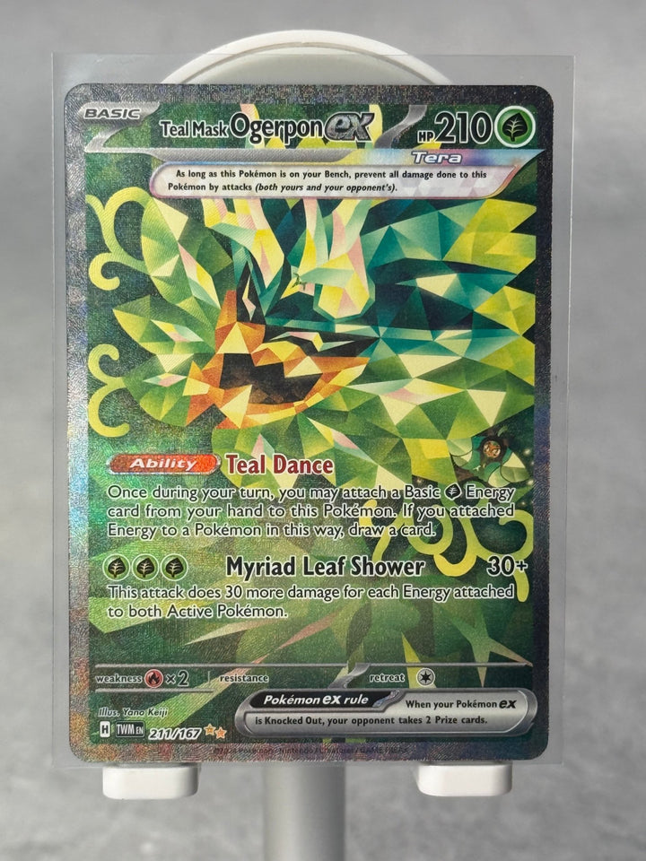 Pokemon Teal Mask Ogerpon ex 211/167 SV06