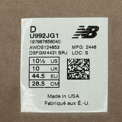 New Balance 992 MiUSA Joe Freshgoods Aged Well