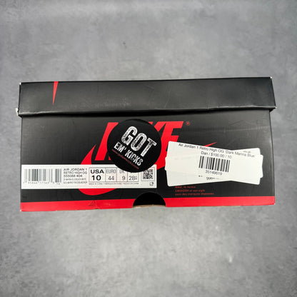 Jordan 1 High Dark Marina Blue *pre - owned* SIZE 10 - Kicks Collective PA - Jordan - 555088-404 - Men's Shoes - 10M/11.5W - Pre - Owned - No Box