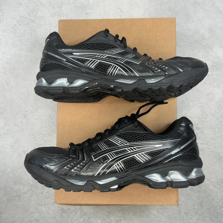 ASICS Gel-Kayano 14 Black Pure Silver 9.5 (Pre-Owned) - front