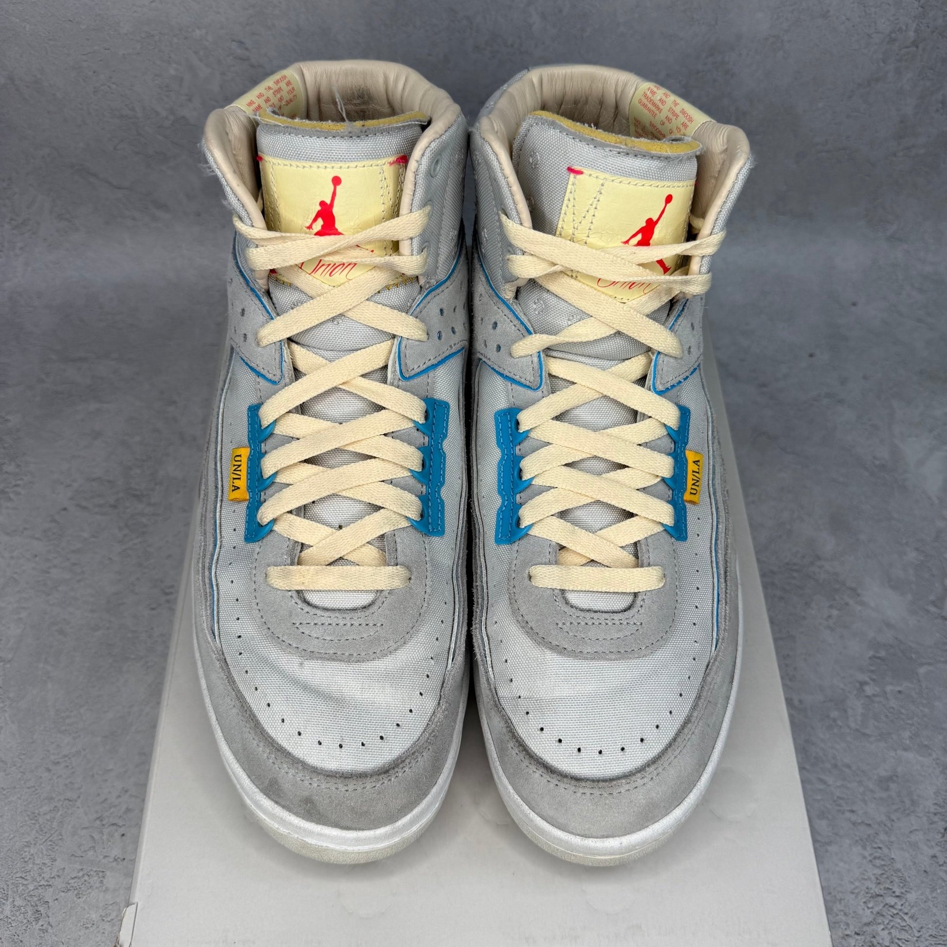 Jordan 2 Retro SP Union Grey Fog *pre - owned* SIZE 11 - Kicks Collective PA - Jordan - DN3802-001 - Men's Shoes - 11M/12.5W - Pre - Owned