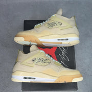 Jordan 4 Retro Off-White Sail (Women's) - Image 2