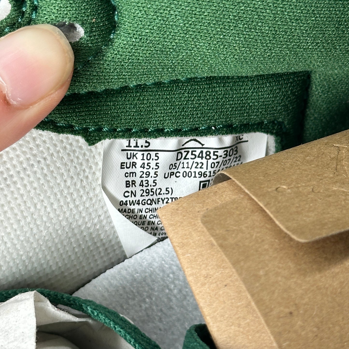 Jordan 1 Retro High OG Gorge Green