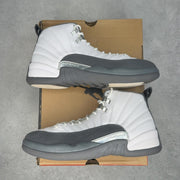 Jordan 12 Retro White Dark Grey - Image 1