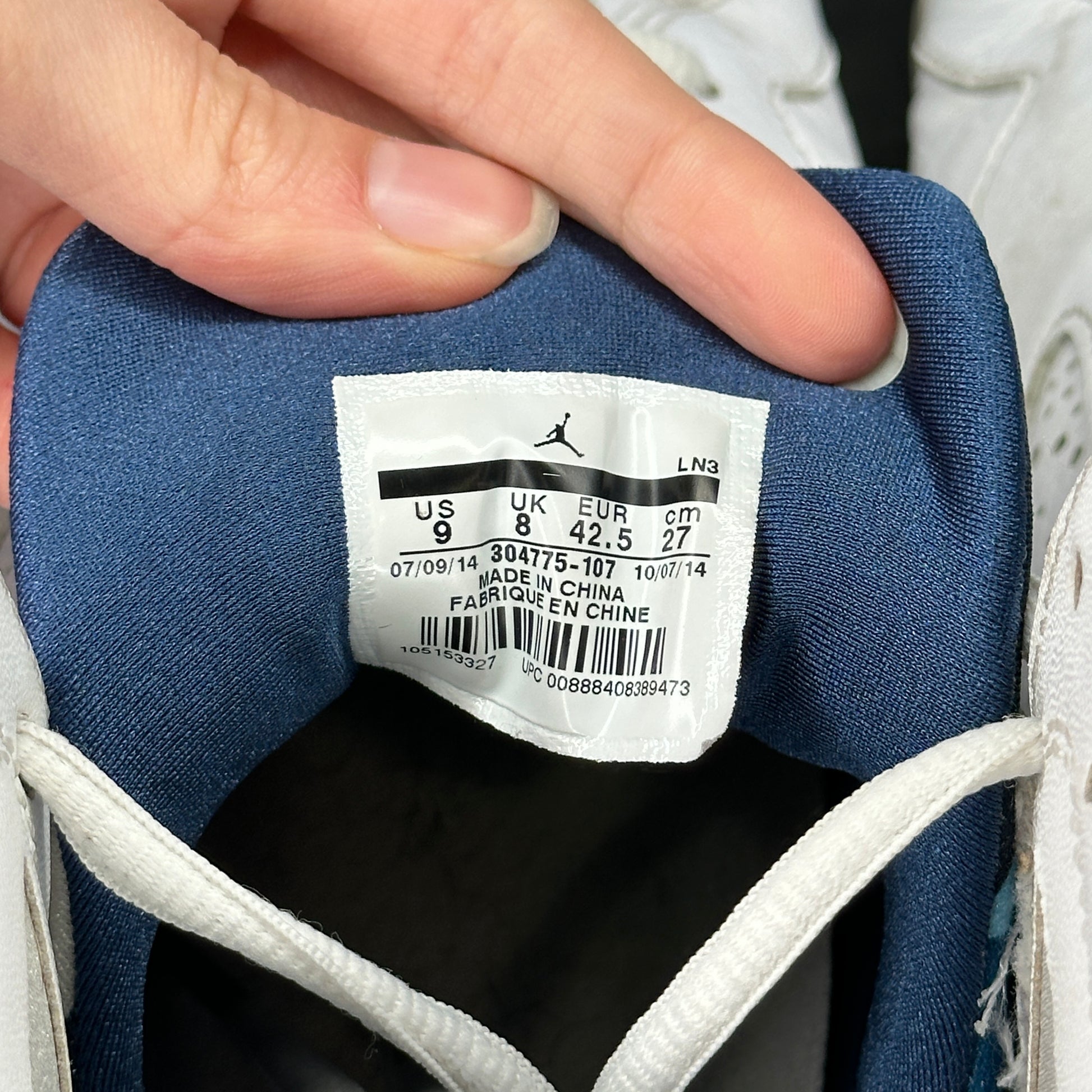 Jordan 7 Retro French Blue (2015) *pre-owned* SIZE 9