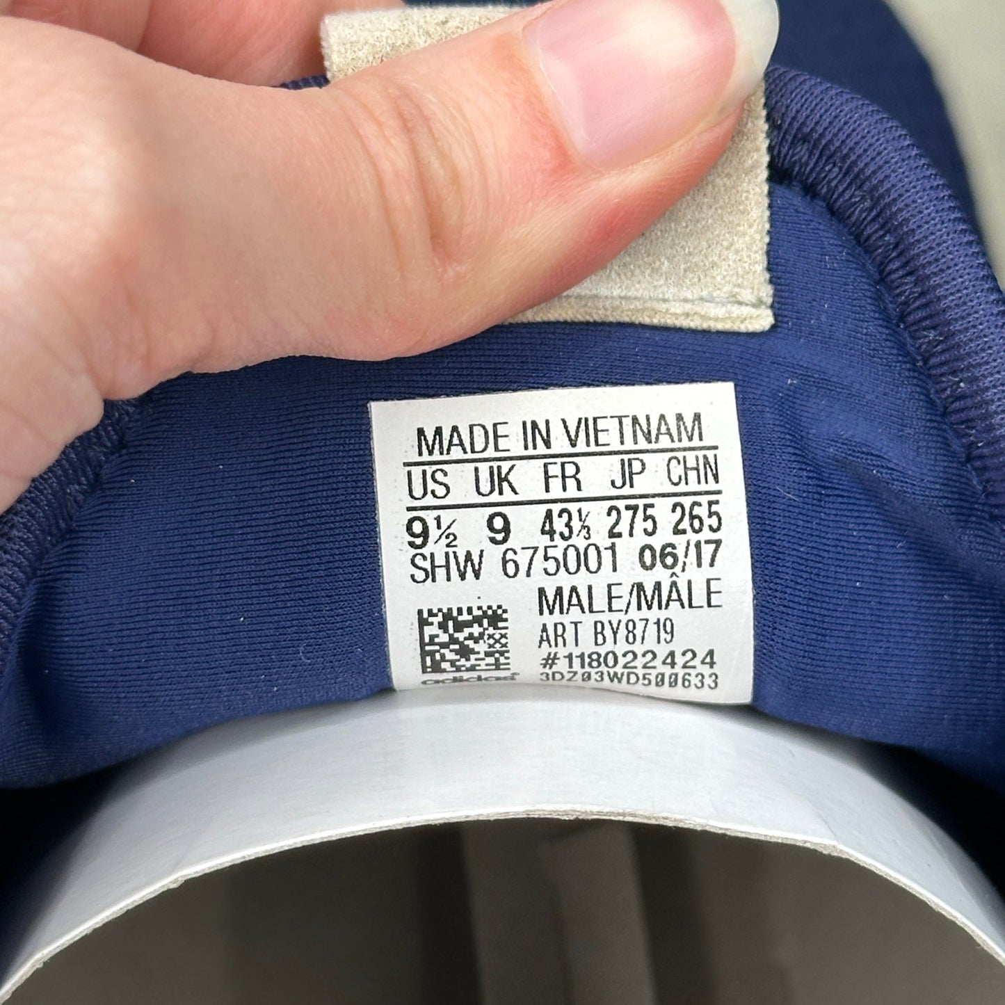 adidas Tennis Hu Pharrell Solid Dark Blue *pre - owned* SIZE 9.5 - Kicks Collective PA - adidas - BY8719 - Men's Shoes - 9.5M/11W - Pre - Owned