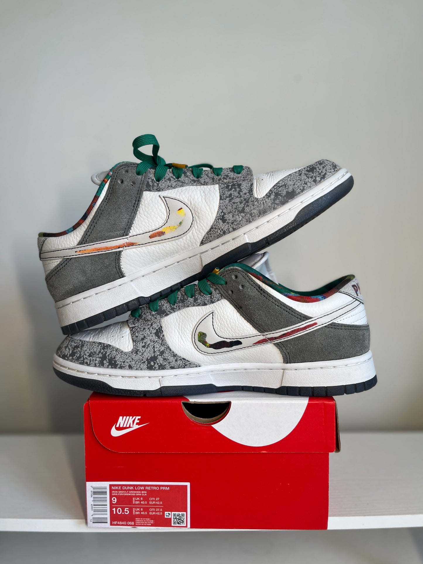 Nike Dunk Low Retro Premium Philly *pre-owned* (SIZE 9)