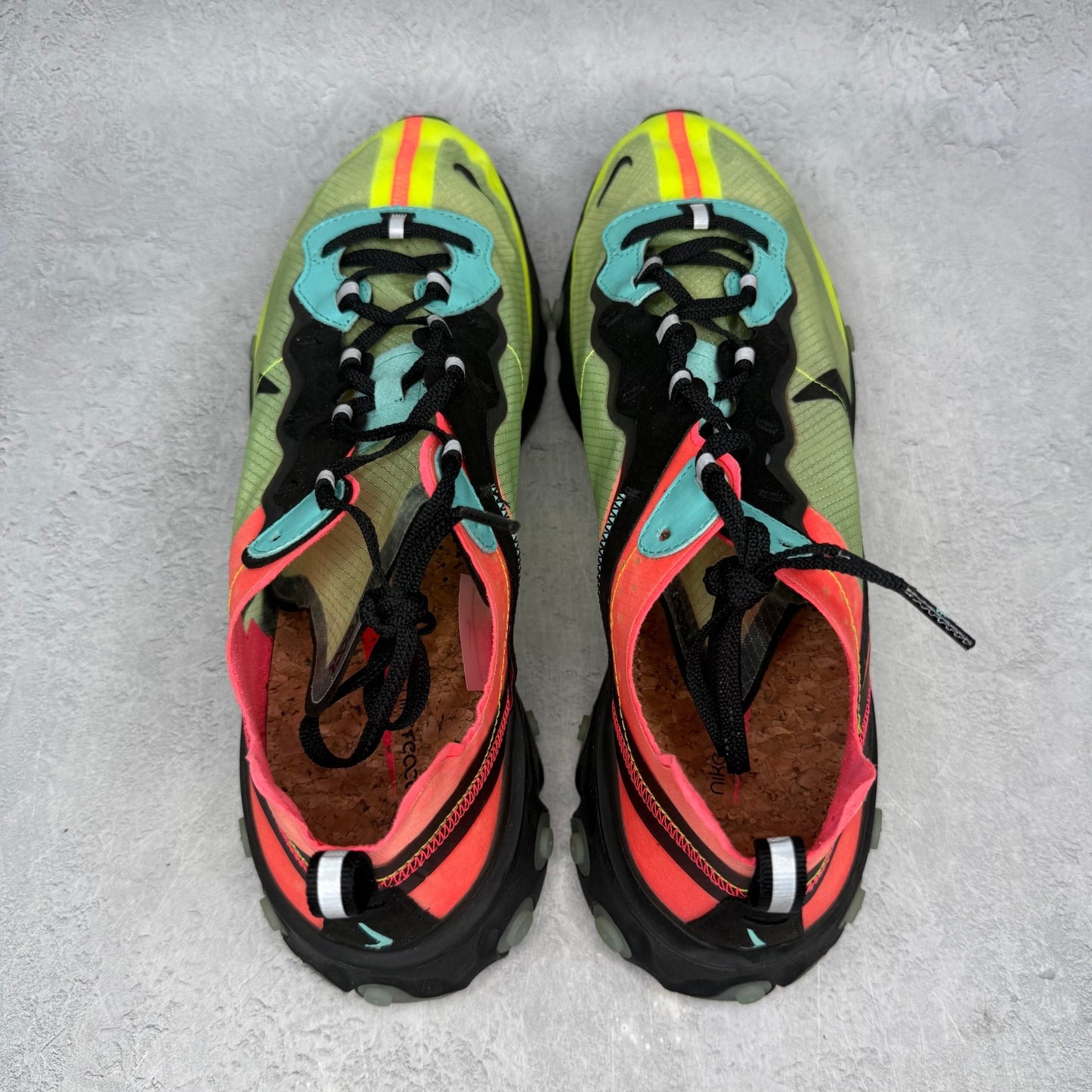 Nike React Element 87 Volt Racer Pink *pre - owned* SIZE 12 - Kicks Collective PA - Nike - AQ1090-700 - Men's Shoes - 12M/13.5W - Pre - Owned - No Box