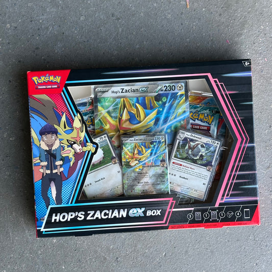 Pokémon Hop's Zacian EX Box