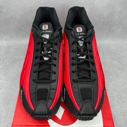 Nike Shox R4 University Red Black Metallic Silver *pre - owned* SIZE 11.5 - Kicks Collective PA - Nike - HQ1988-600 - Men's Shoes - 11.5M/13W - Pre - Owned