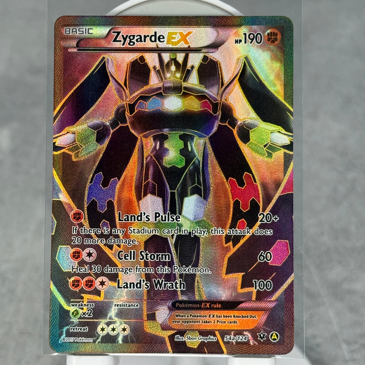 Zygarde EX - 54a/124 - Alternate Art Promos (PR)