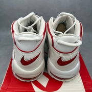 Nike Air More Uptempo White Varsity Red Outline *pre - owned* SIZE 7.5 - Kicks Collective PA - Nike - 921948-102 - Men's Shoes - 7.5M/9W - Pre - Owned - Original Box (Damaged)