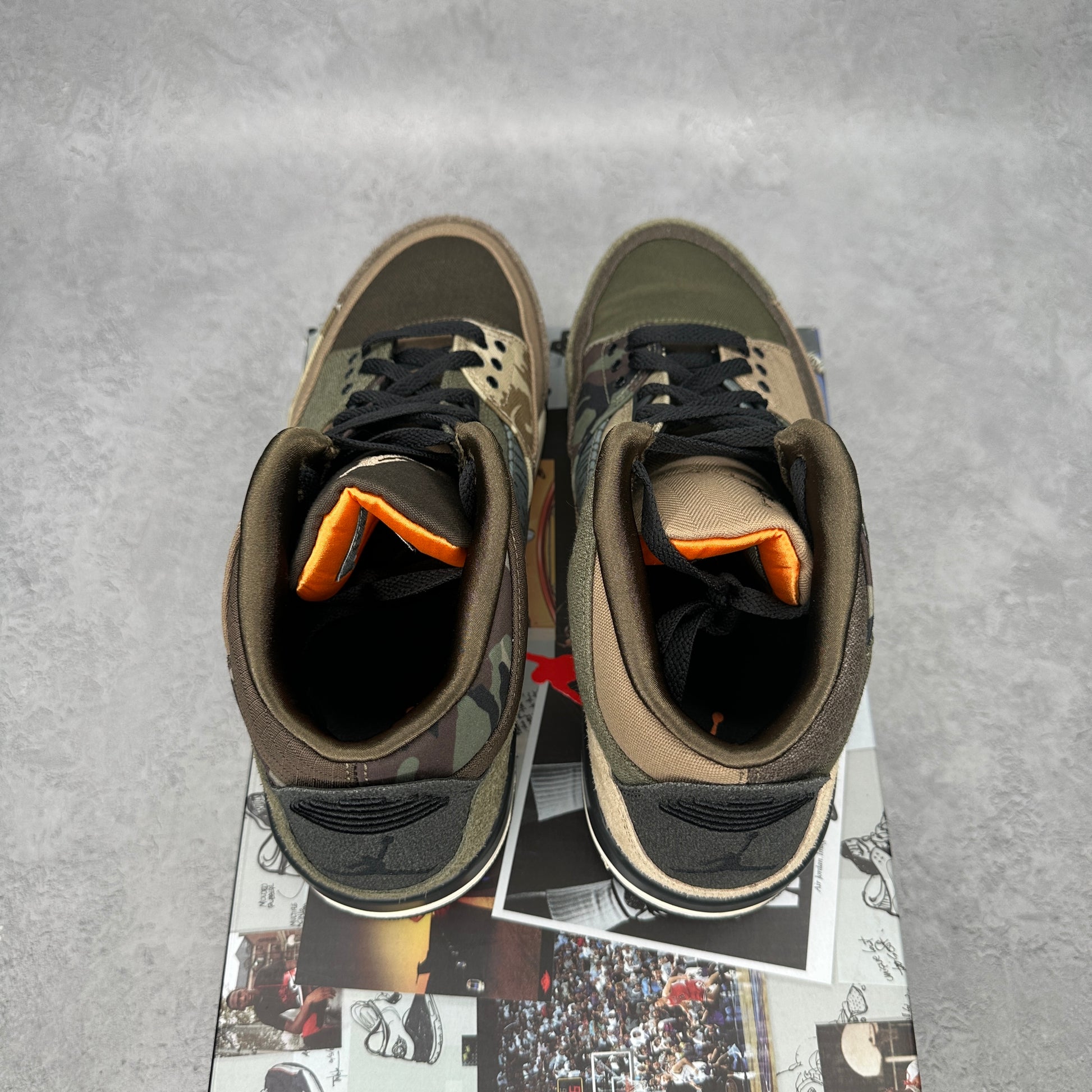 Jordan 3 Retro Patchwork Camo *pre-owned* SIZE 10