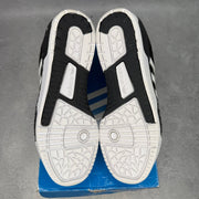 adidas Rivalry Low Core Black White Stripes  *pre-owned* SIZE 8M
