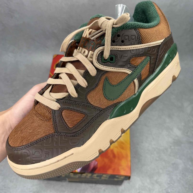 Nike Air Force 3 Low SP Nigo Baroque Brown - Kicks Collective PA - Nike - HQ0260 - 201 - Men's Shoes - 12M/13.5W - Brand New