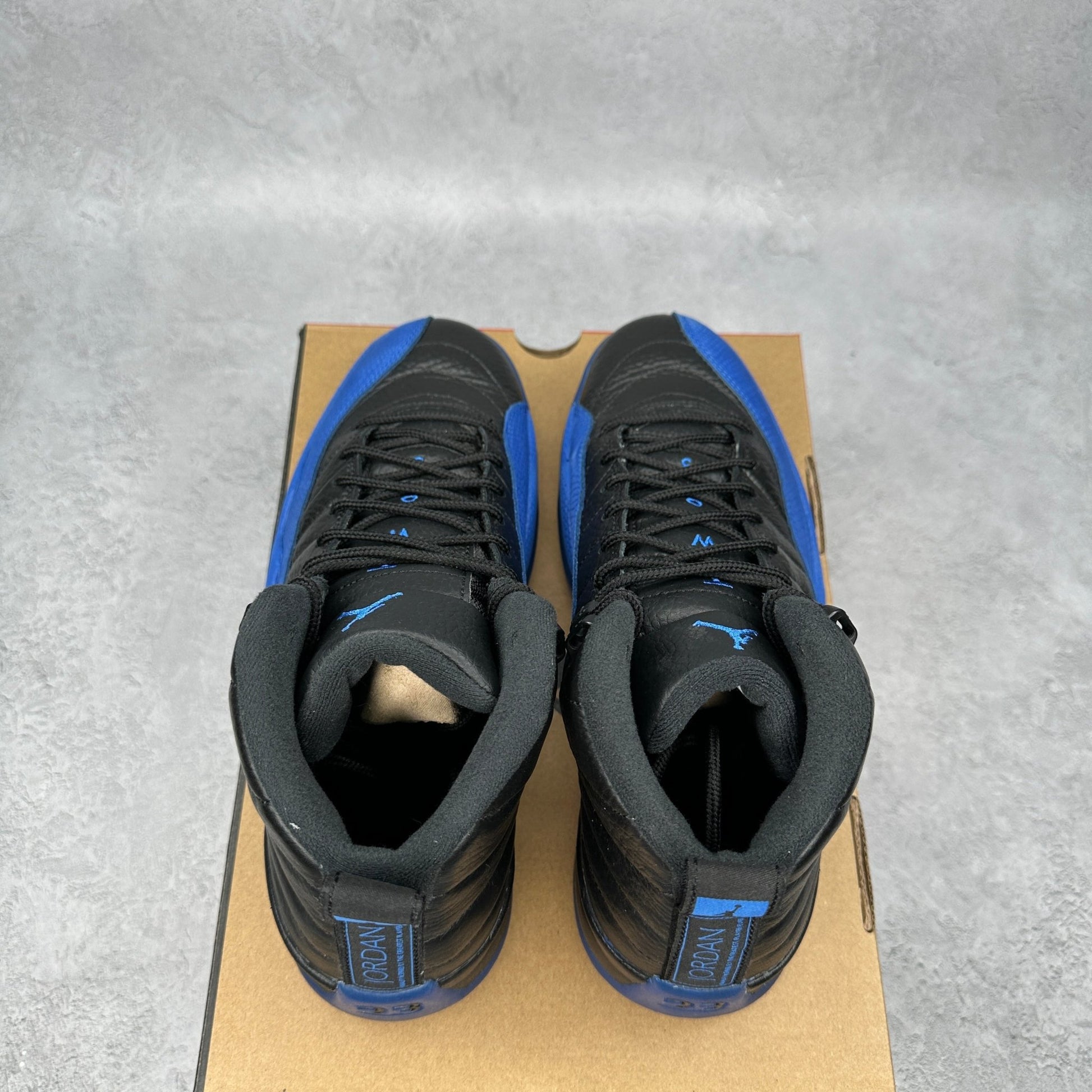 Jordan 12 Retro Black Game Royal *pre - owned* SIZE 8 - Kicks Collective PA - Jordan - 130690-014 - Men's Shoes - 8M/9.5W - Pre - Owned