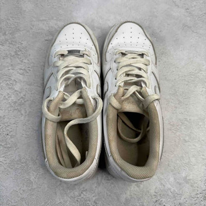 Nike Air Force 1 Low LE Triple White (GS) *pre-owned* SIZE 6Y