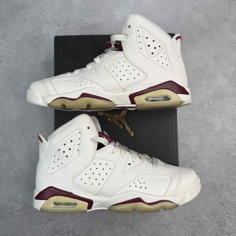 Jordan 6 Retro Maroon (2015) (GS) *pre - owned* SIZE 6.5Y - Kicks Collective PA - Jordan - 836342 - 115/384665 - 116 - Kid's Shoes - 6.5Y - Pre - Owned