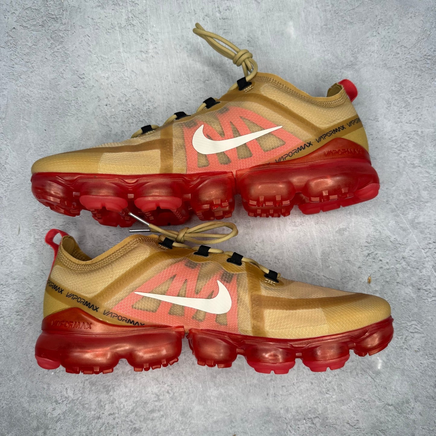 Nike Air VaporMax 2019 Club Gold Ember Glow *pre - owned* SIZE 12 - Kicks Collective PA - Nike - AR6631-701 - Men's Shoes - 12M/13.5W - Pre - Owned - No Box