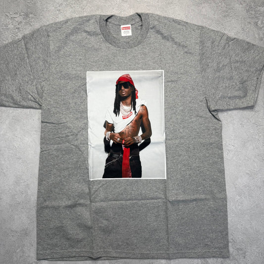 Supreme Playboi Carti Tee Grey SIZE L