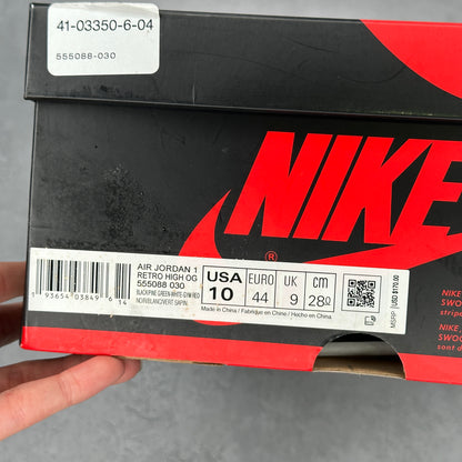 Jordan 1 Retro High Pine Green Black *pre-owned* SIZE 10