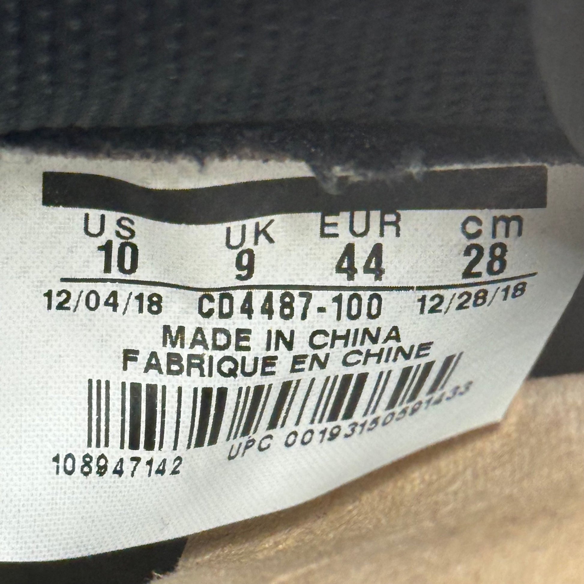 Jordan 1 Retro High OG SP Travis Scott Mocha *pre - owned* SIZE 10 - Kicks Collective PA - Jordan - CD4487-100 - Men's Shoes - 10M/11.5W - Pre - Owned