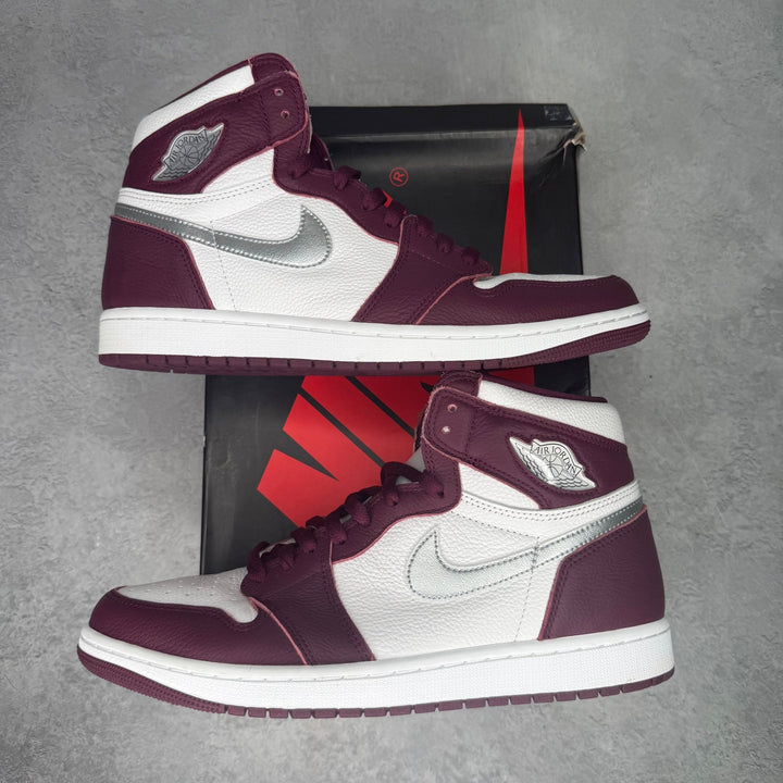 Jordan 1 Retro High OG Bordeaux pre-owned size 11.5 - Kicks Collective PA - Jordan - 555088-611 - Men's Shoes - 11.5M/13W - Pre-Owned