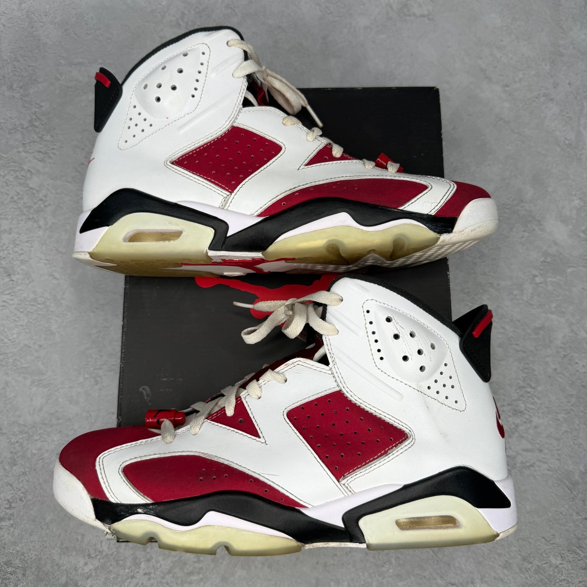 Jordan 6 Retro Carmine (2021) *pre - owned* SIZE 10 - Kicks Collective PA - Jordan - CT8529-106 - Men's Shoes - 10M/11.5W - Pre - Owned
