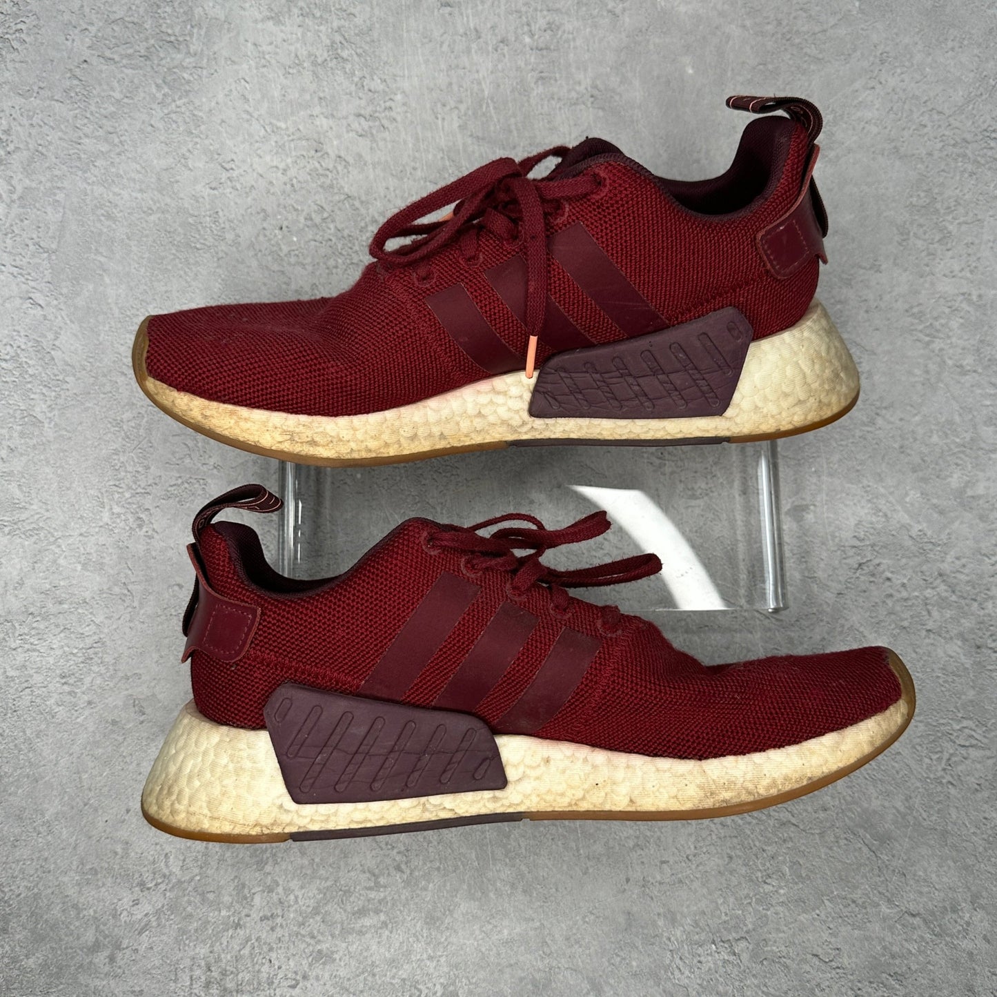 adidas NMD R2 Collegiate Burgundy *pre - owned* SIZE 8 - Kicks Collective PA - adidas - CQ2404 - Men's Shoes - 8M/9.5W - Pre - Owned - No Box