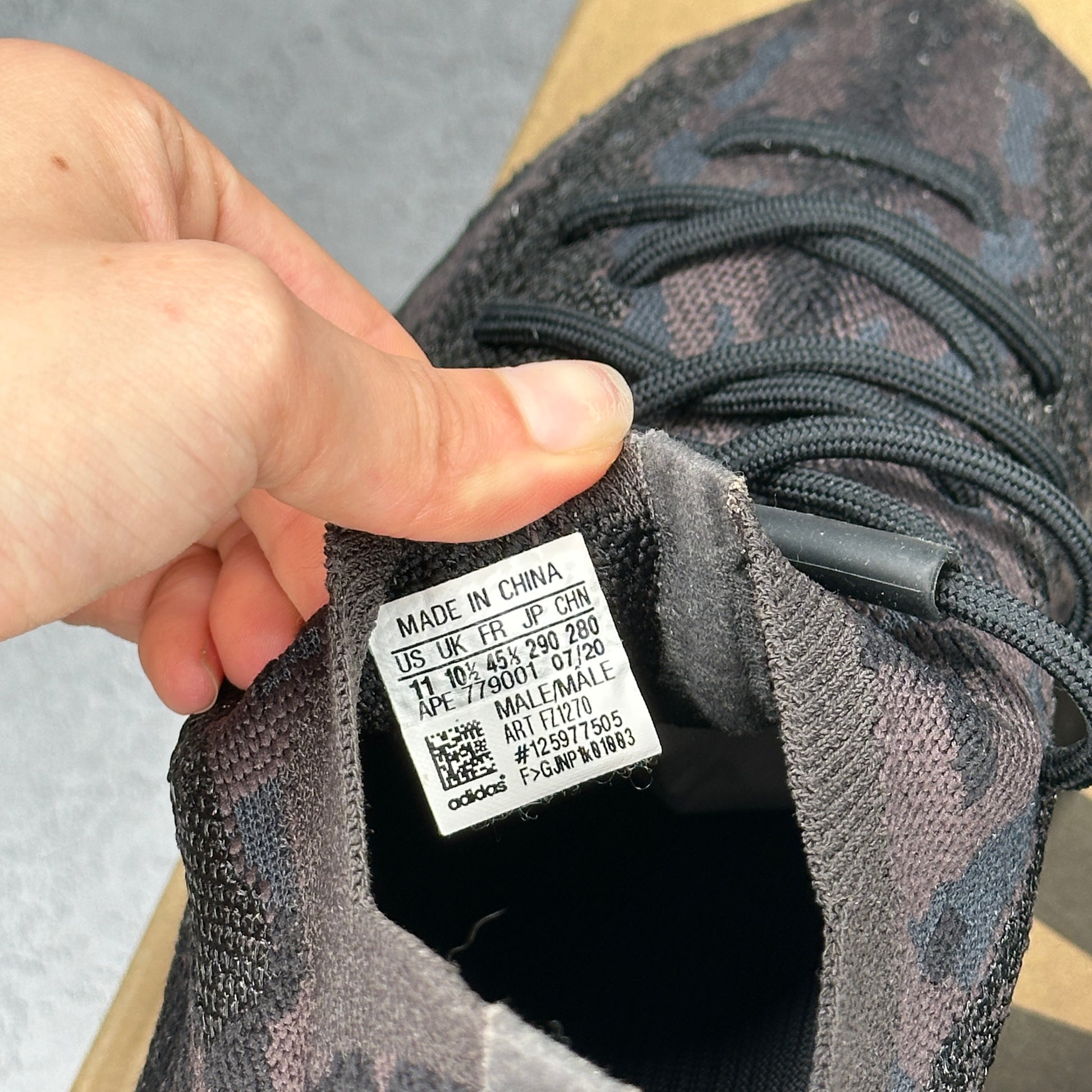 adidas Yeezy Boost 380 Onyx *pre-owned* SIZE 10.5
