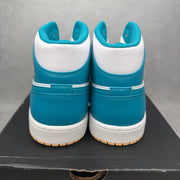 Jordan 1 Mid Aquatone VNDS *pre - owned* SIZE 13 - Kicks Collective PA - Jordan - DQ8426-400 - Men's Shoes - 13M/14.5W - Pre - Owned