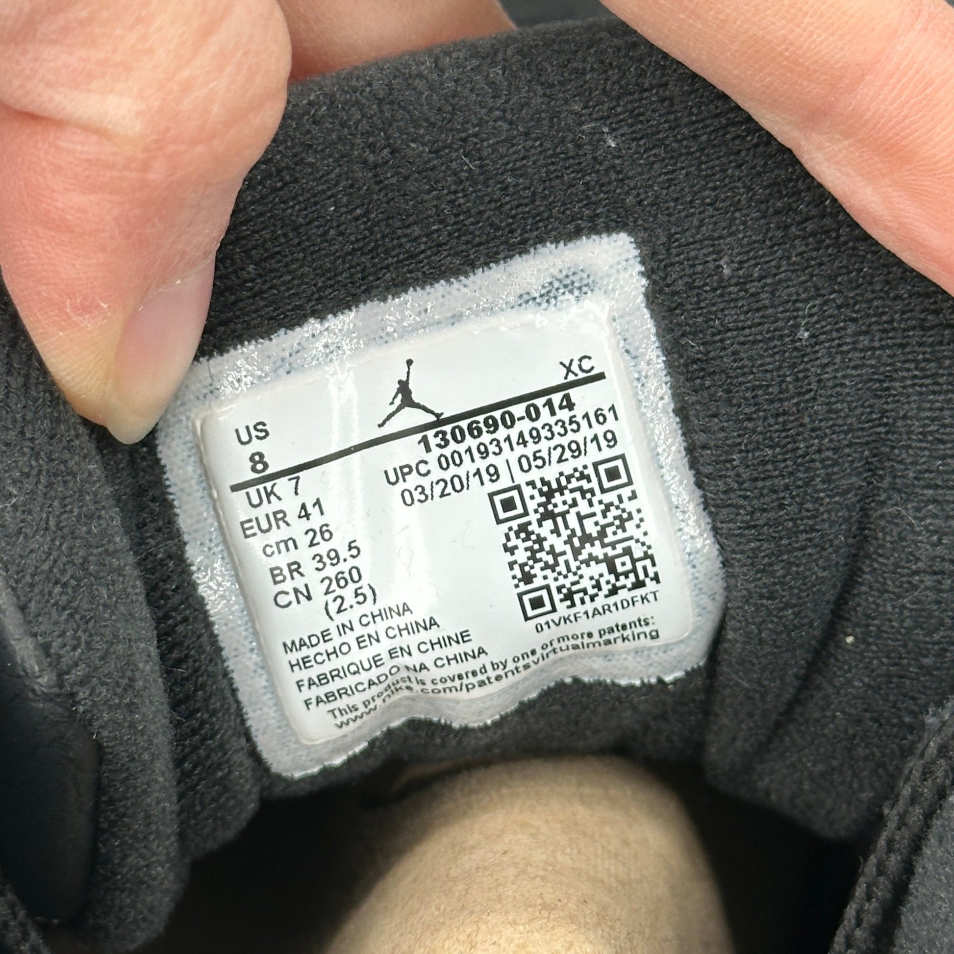 Jordan 12 Retro Black Game Royal *pre - owned* SIZE 8 - Kicks Collective PA - Jordan - 130690-014 - Men's Shoes - 8M/9.5W - Pre - Owned