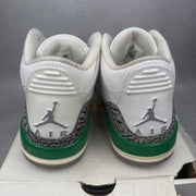 Jordan 3 Retro Lucky Green (Women's) pre-owned size 11.5W