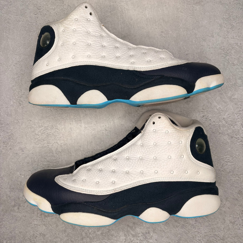 Jordan 13 Retro Obsidian Powder Blue White *pre-owned* SIZE 11