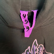 Juice Wrld x Vlone Legend Hoodie Black *pre-owned* SIZE XL